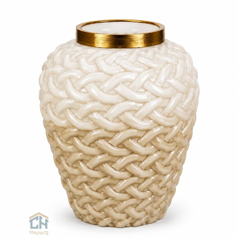 گلدان شیشه ای ابر و بادی مدل 1-280