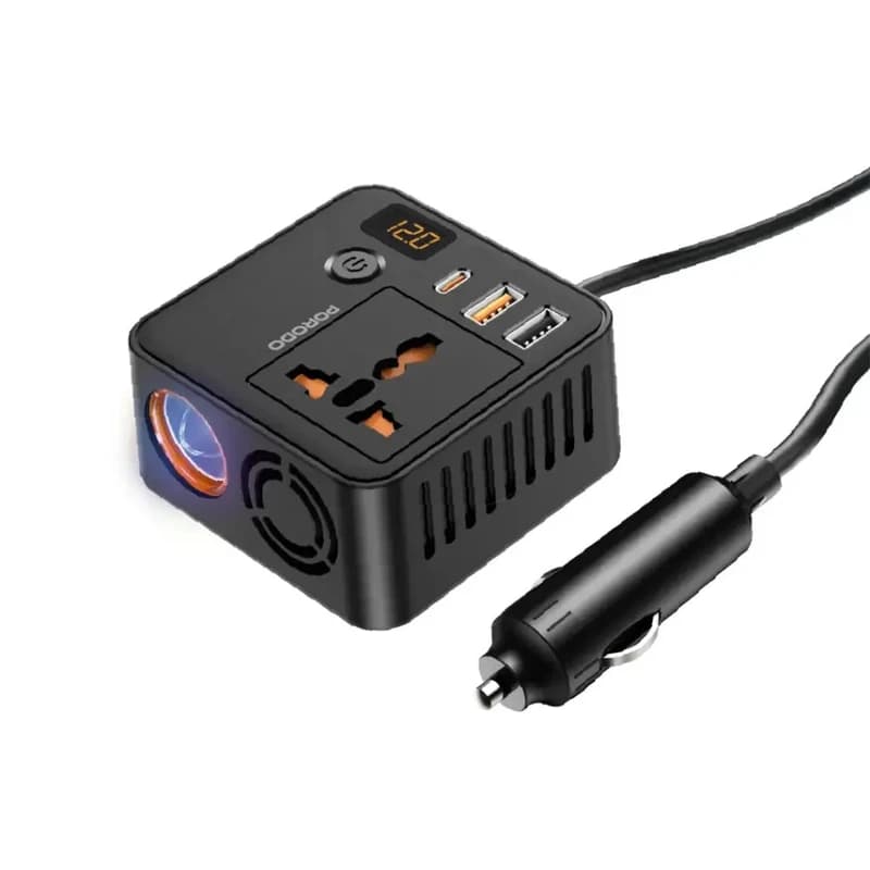 مبدل برق خودرو پرودو مدل Universal PD-FWCH057 200W