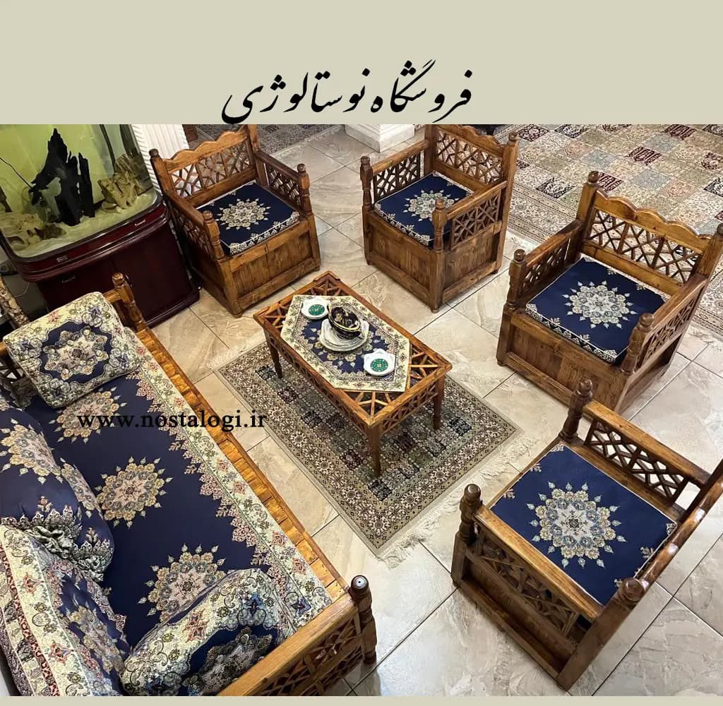 شاهنشین طرح ونوس رنگ سرمه ای — تصویر ۳