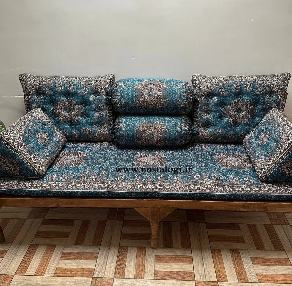 شاه نشین طرح جیران رنگ آبی — تصویر ۵