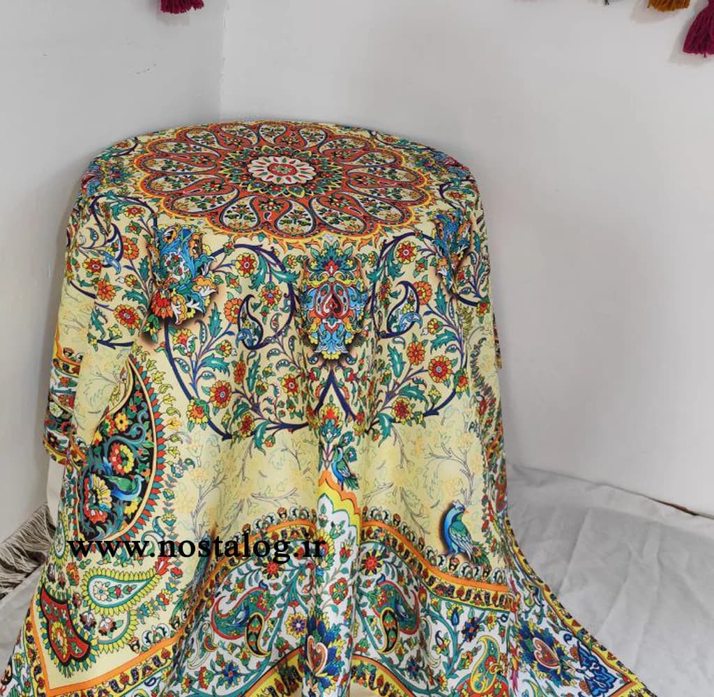 رومیزی 6 نفره طرح ترمه افشار — تصویر ۴