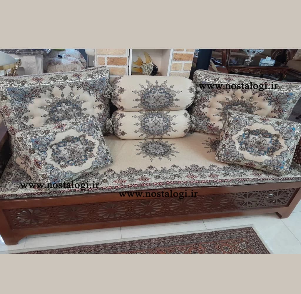 شاه نشین ابریشمی طرح ونوس در رنگبندی متنوع — تصویر ۶