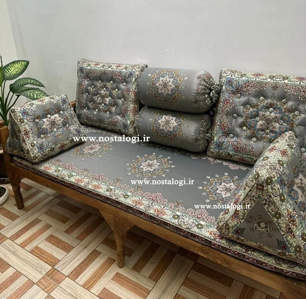شاه نشین ابریشمی طرح ونوس در رنگبندی متنوع — تصویر ۲