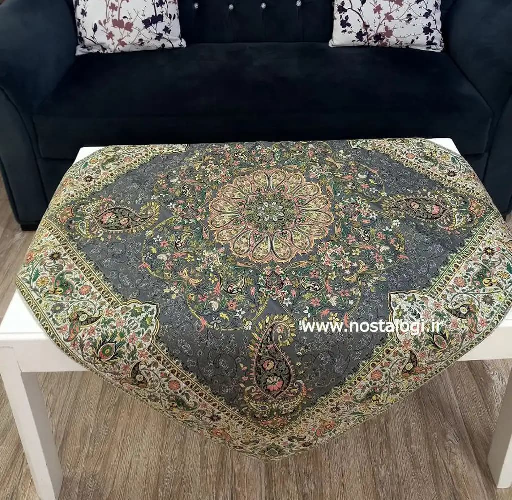 رومیزی ترمه 1*1 طرح افشار در 8 رنگ — تصویر ۱۲