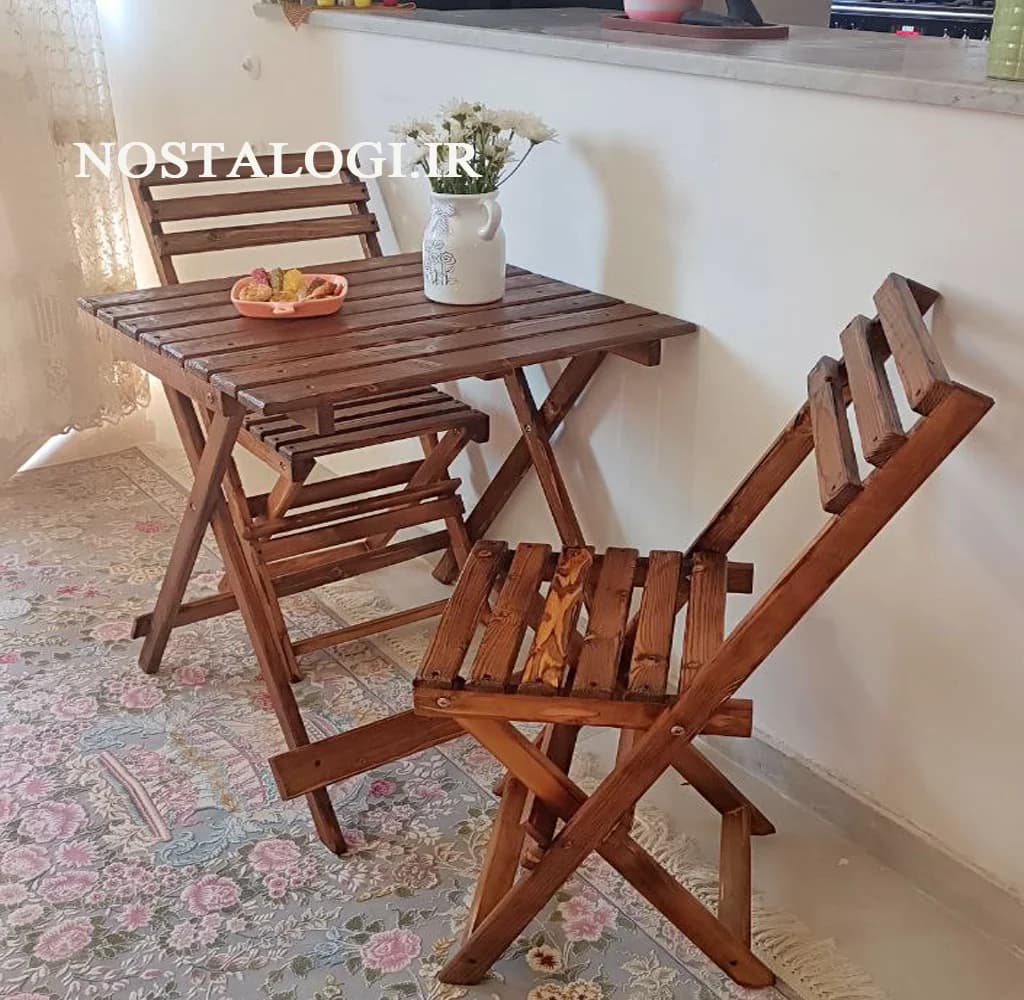 صندلی تاشو مدل ایکیا و چمدانی — تصویر ۴