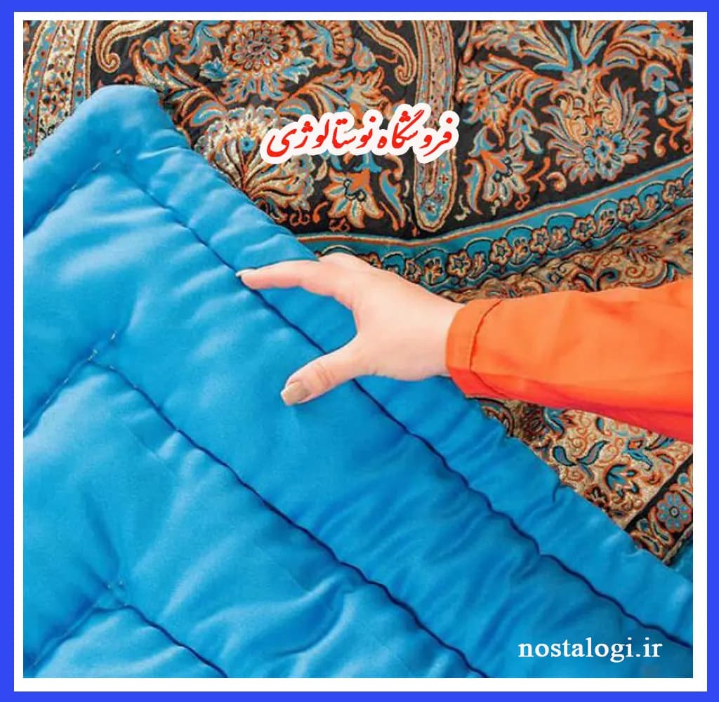 لحاف کرسی طرح شاهسوند رنگ کرم — تصویر ۱۱