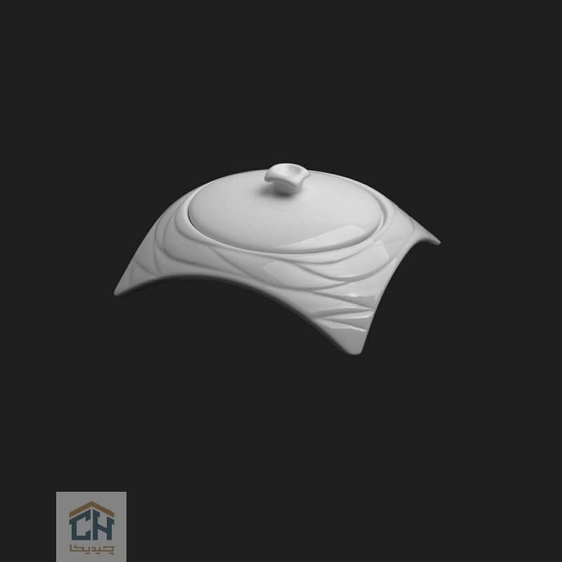 مربا خوری سرامیکی گلدکیش طرح Wave مدل G104801 — تصویر ۳