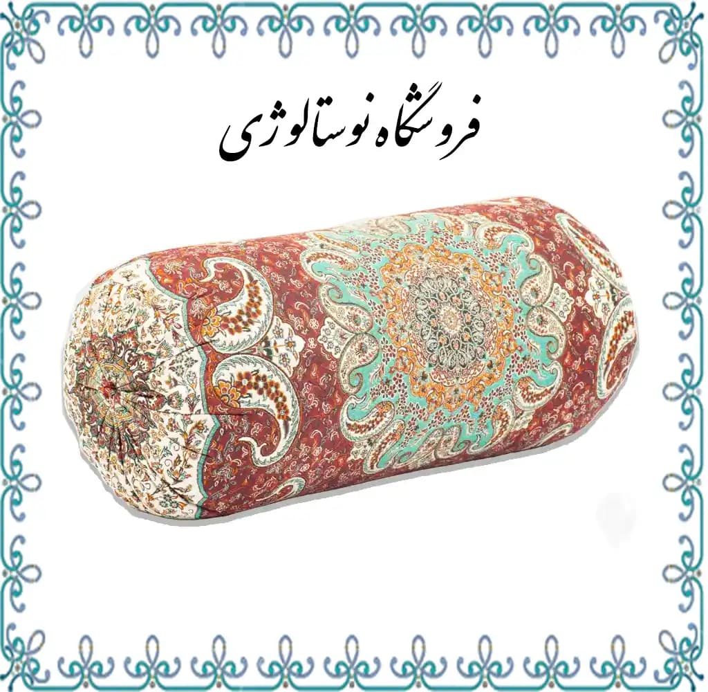 شاه نشین طرح ترنج رنگ زرشکی — تصویر ۴