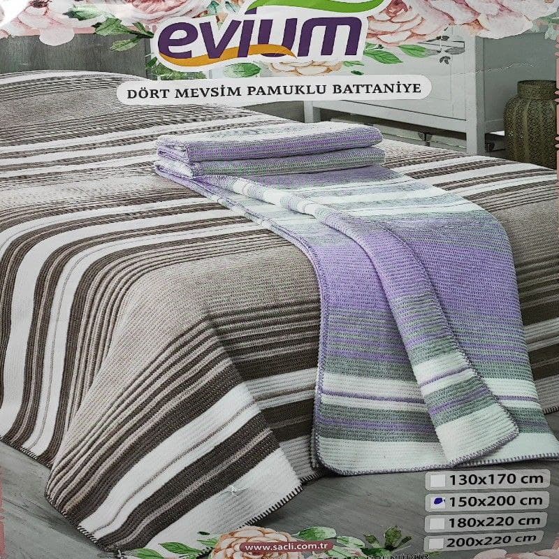 پتو پنبه ای تکنفره ترک سری Evium — تصویر ۵