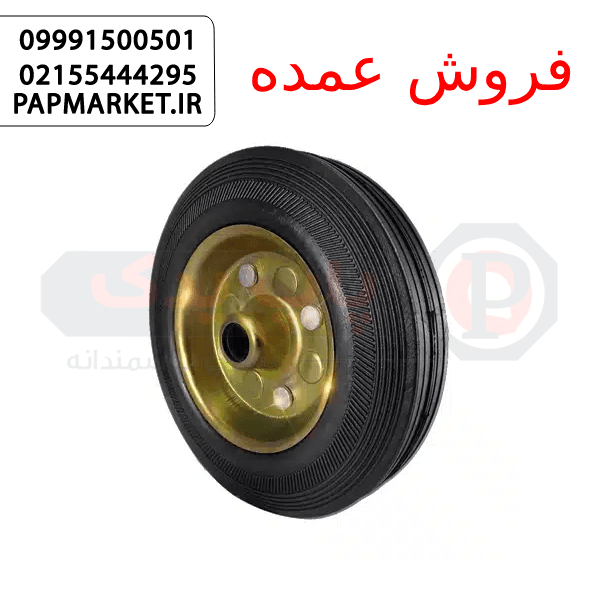 چرخ زباله ای مخزن رینگ فلزی تک پی وی سی pvc