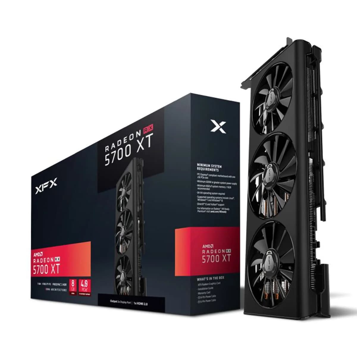 کارت گرافیک XFX RX 5700 XT Triple Dissipation 8GB ( در حد نو ) با جعبه