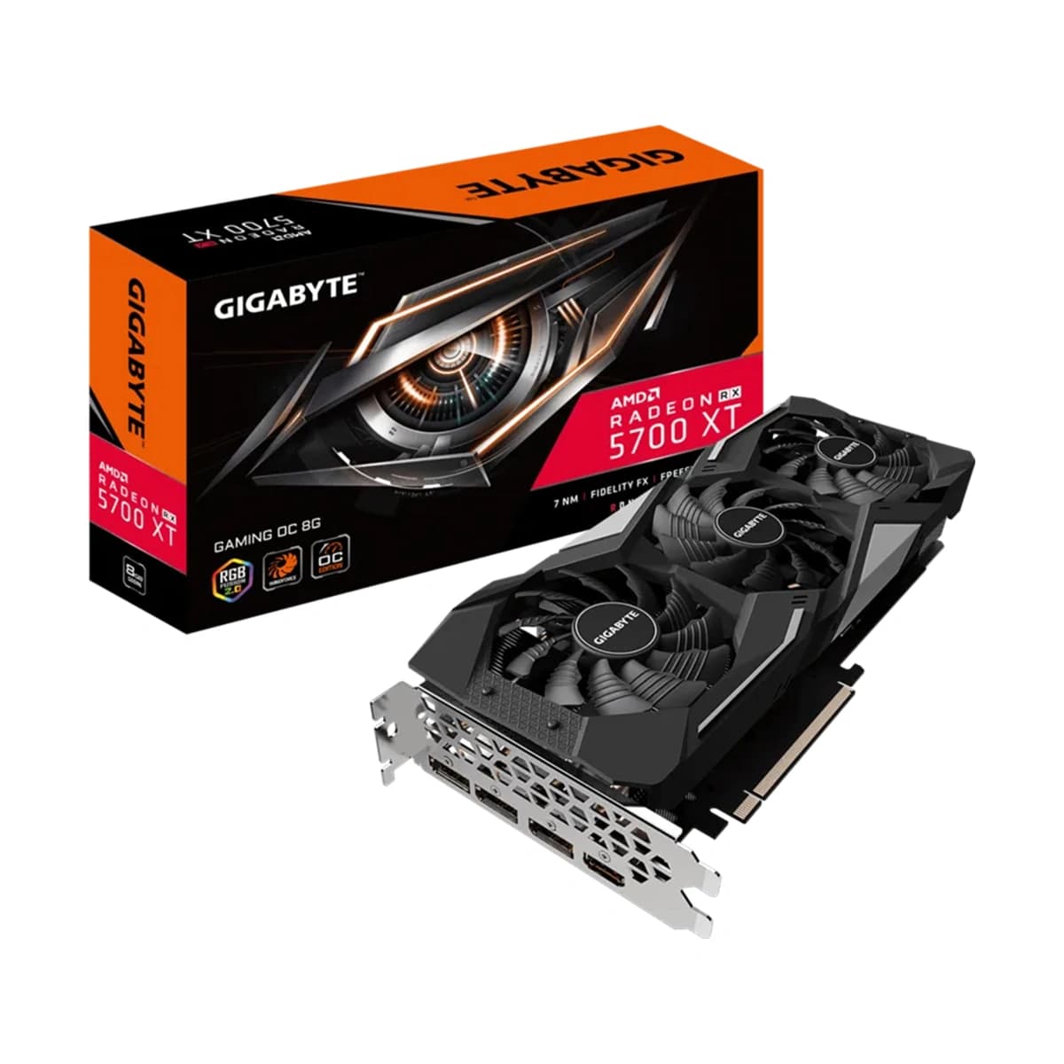 کارت گرافیک GIGABYTE RX 5700 XT GAMING OC 8GB ( در حد نو )