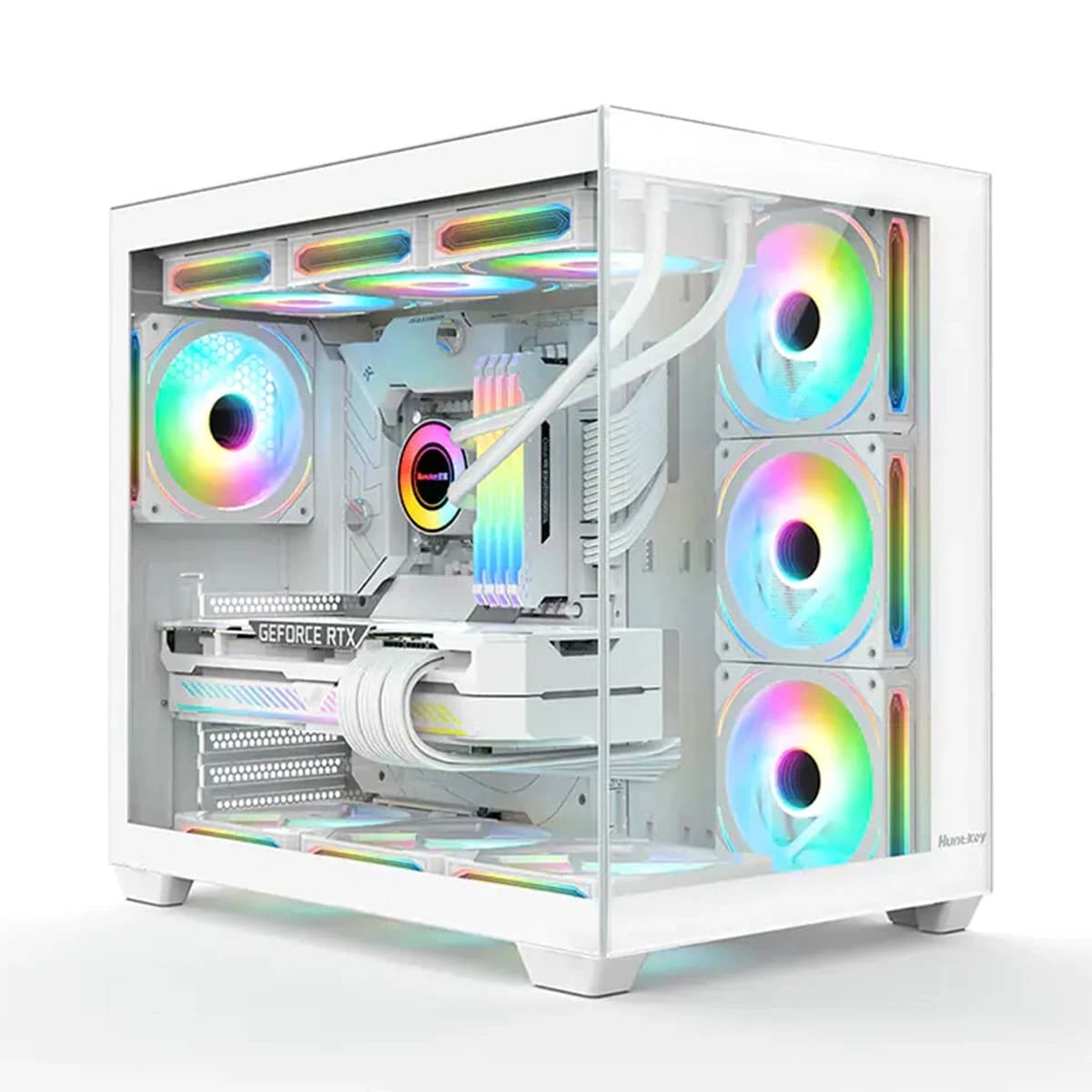 کیس کامپیوتر HUNTKEY S980 PLUS White