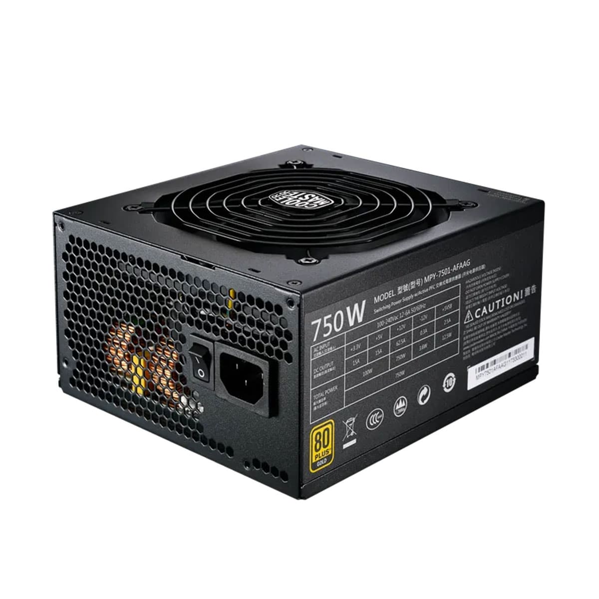 منبع تغذیه COOLER MASTER 750 Gold ( در حد نو )