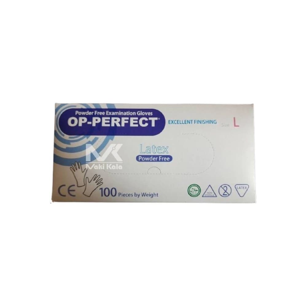 دستکش لاتکس مدل OP-PERFECT بسته 100 عددی — تصویر ۱۱