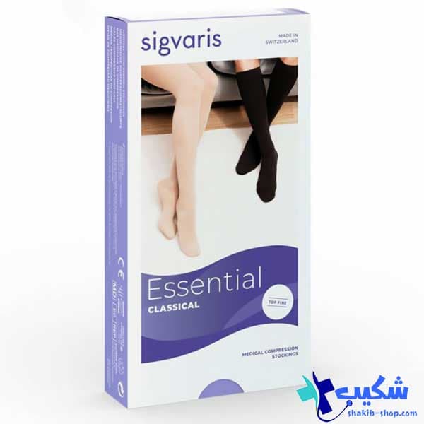 جوراب واریس بالای ران مدل TFS2 AG کلاسیکال (تاپ فاین سلکت) سیگواریس