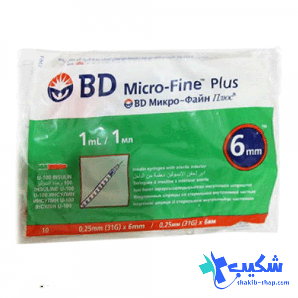 سرنگ انسولین BD آمریکایی 1 سی سی – بسته 10 عددی