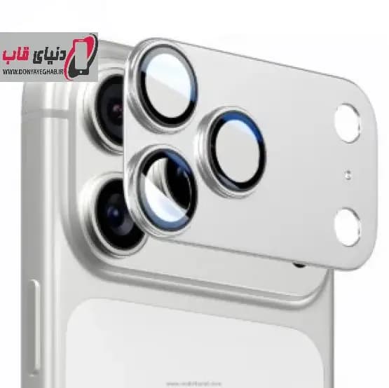 محافظ لنز فول آیفون iphone 18 Pro سفید