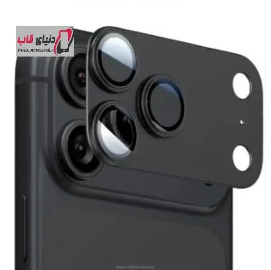 محافظ لنز فول آیفون iphone 18 Pro max مشکی — تصویر ۲