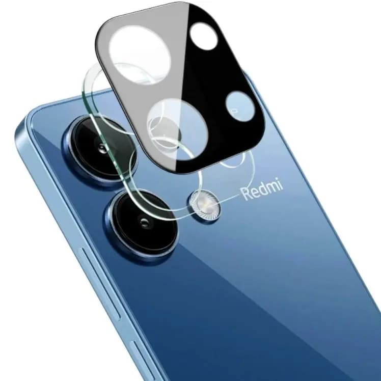 محافظ لنز دوربین گوشی شیائومی مدل 3D مناسب Redmi Note 13 4G — تصویر ۲