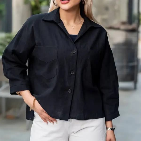 شومیز باکسی زنانه شیک