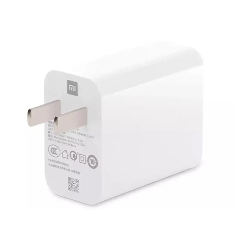 آداپتور 33 وات اورجینال شیائومی به همراه کابل تبدیل USB-C پکدار