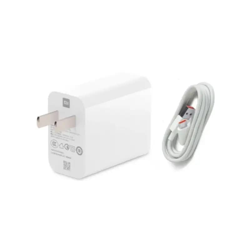 آداپتور 33 وات اورجینال شیائومی به همراه کابل تبدیل USB-C پکدار — تصویر ۳