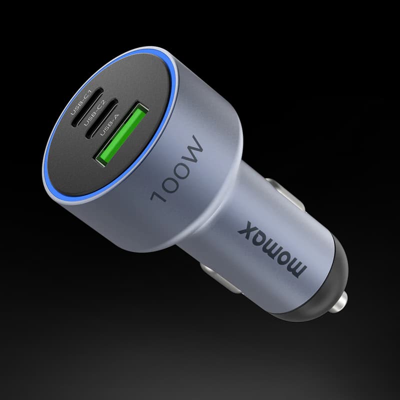 شارژر فندکی 100 وات مومکس UC17 — تصویر ۹