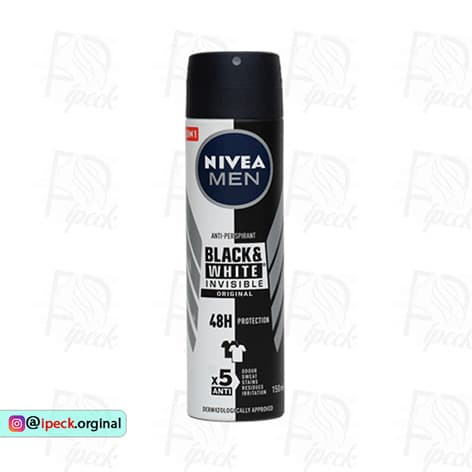 اسپری ضد تعریق مردانه نیوا BLACK WHITE ORIGINAL 150ml – آلمانی — تصویر ۲