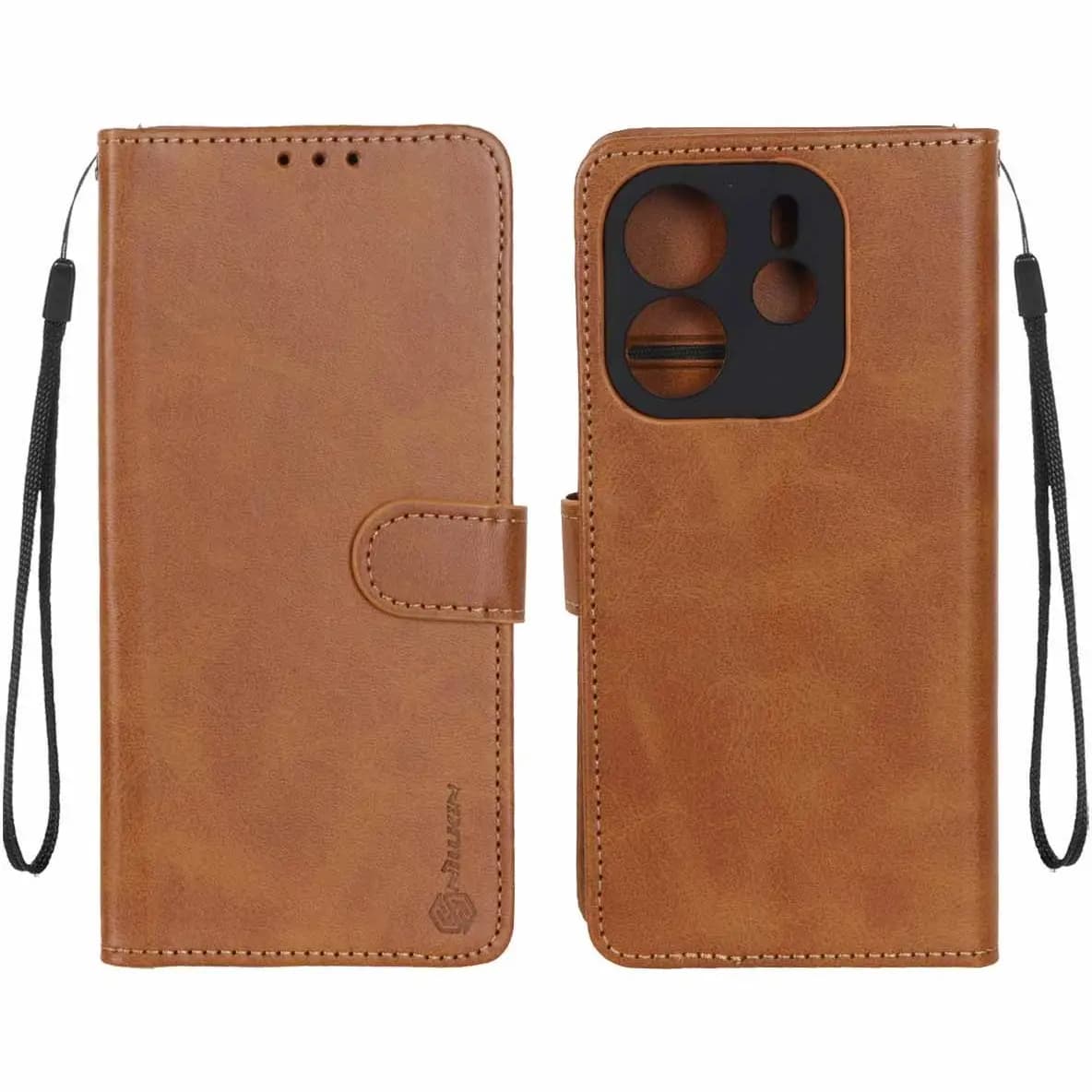 کیف چرمی کلاسوری جا کارتی موبایل مگنتی مدل شیائومی Xiaomi Redmi Note 14 4G — تصویر ۳