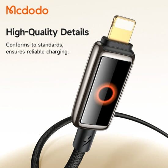 کابل شارژ سریع تایپ سی به لایتنینگ مک دودو مدل MCDODO CA-6670 — تصویر ۵