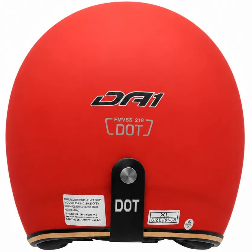 کلاه کاسکت وسپایی دی ای وان مدل 404MATT RED — تصویر ۱۰