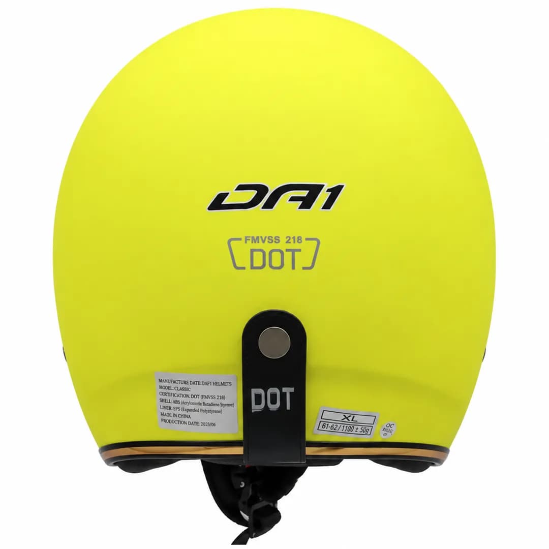 کلاه کاسکت وسپایی دی ای وان مدل 404MATT Yellow — تصویر ۱۰