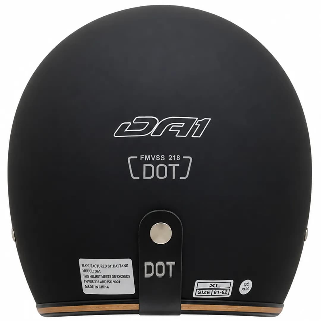کلاه کاسکت وسپایی دی ای وان مدل 404MATT BLACK — تصویر ۴