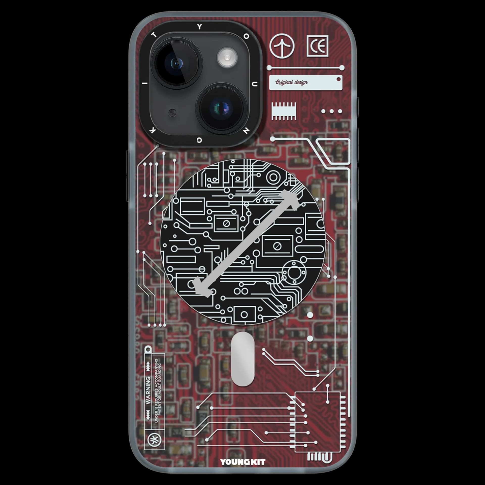 کاور یانگ کیت مدل Futuristic Circuit Board — تصویر ۳
