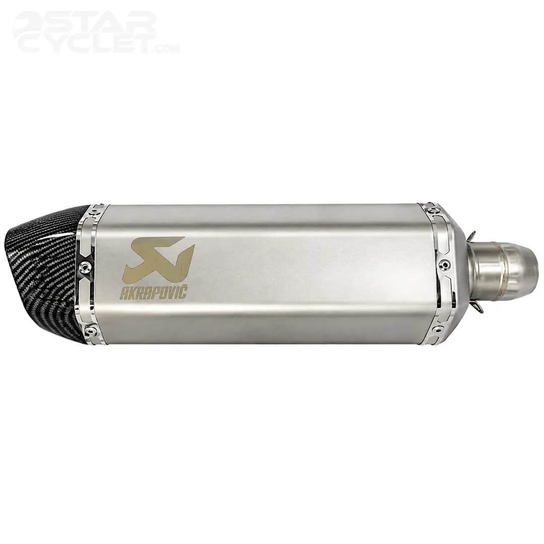 اگزوز آکراپوویچ مدل6گوش 2 لول SILVER CARBON