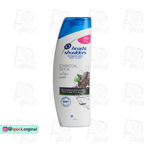 شامپو ضدشوره ذغالی هد اند شولدرز Charcoal Detox حجم 400ml — تصویر ۲