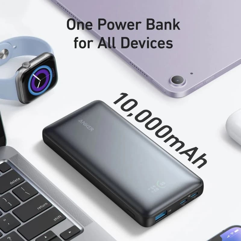 پاوربانک انکر مدل A1249H11 ظرفیت 10000 میلی آمپر ساعت — تصویر ۴