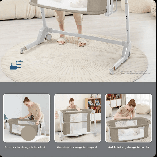 گهواره کیدیلو SG 506 کرم رنگ — تصویر ۲