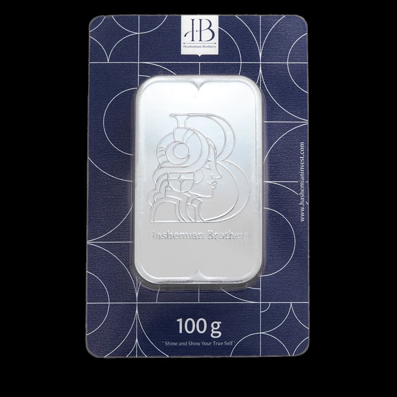 شمش نقره 100 گرم عیار 999.9 — تصویر ۵