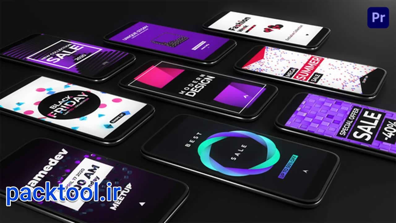 دانلود پروژه پریمیر پک موشن گرافیک بکگراند های خلاقانه Creative Backgrounds
