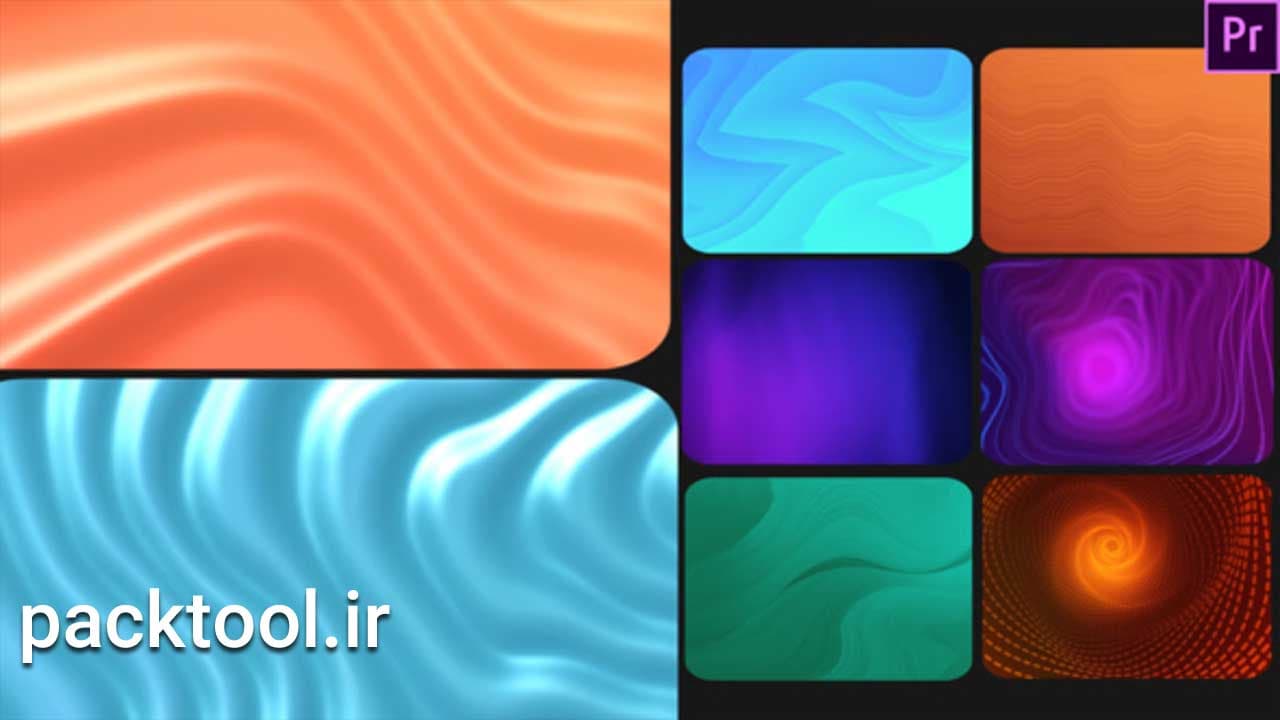 دانلود پروژه پریمیر پرو پس زمینه متحرک Creative Animated Backgrounds — تصویر ۲