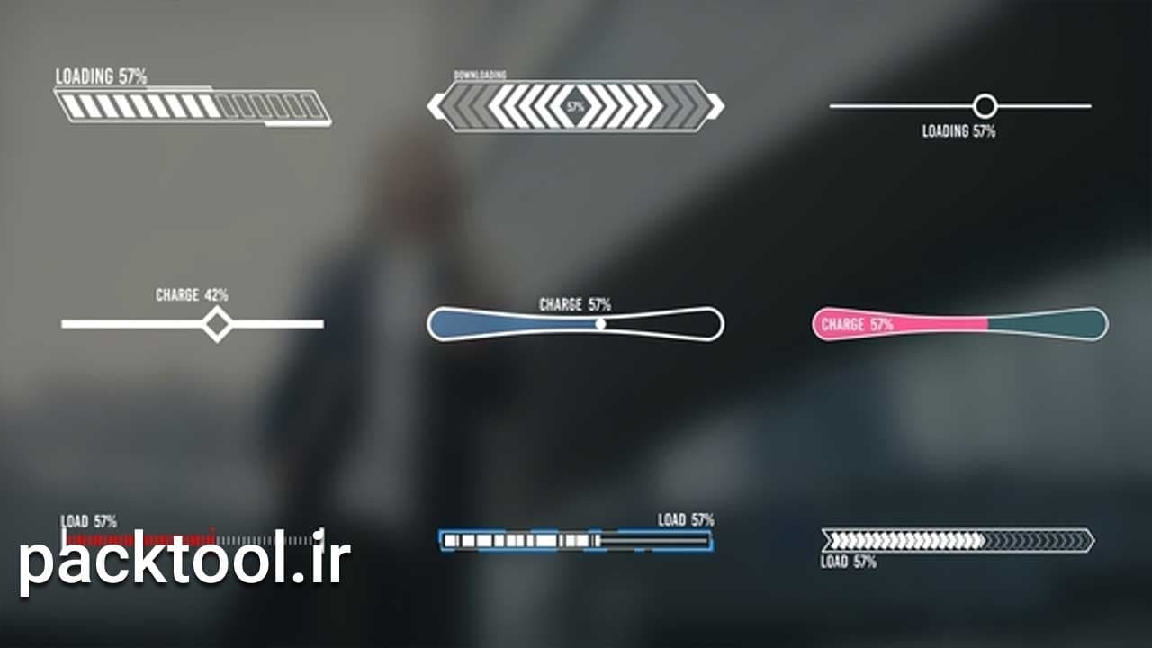 دانلود پروژه داوینچی ریزالو مجموعه نوار پیشرفت Progress Bar Pack