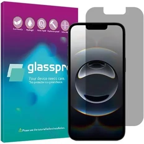 گلس پرایوسی آیفون 16e مخصوص اماکن شلوغ (گلس حریم شخصی iPhone 16e Apple) برند Glass Pro