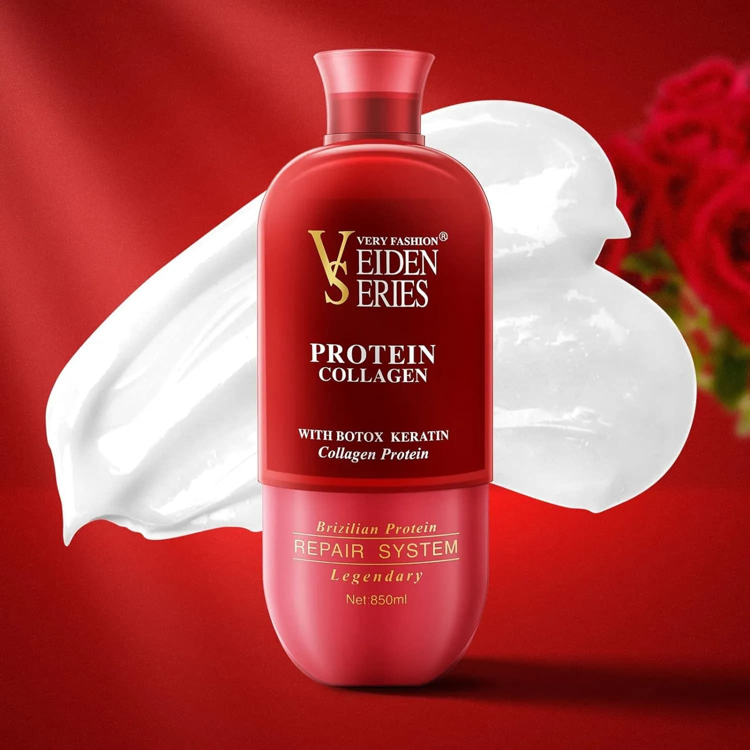 پروتئین مو ویدن سریس حاوی کلاژن و بوتاکس Veiden Series Protein حجم 850 میلی لیتر — تصویر ۱۲
