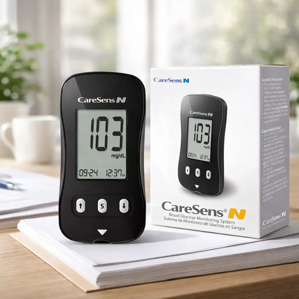 دستگاه تست قند خون کرسنس Caresens (بدون نوار) مدل N — تصویر ۲