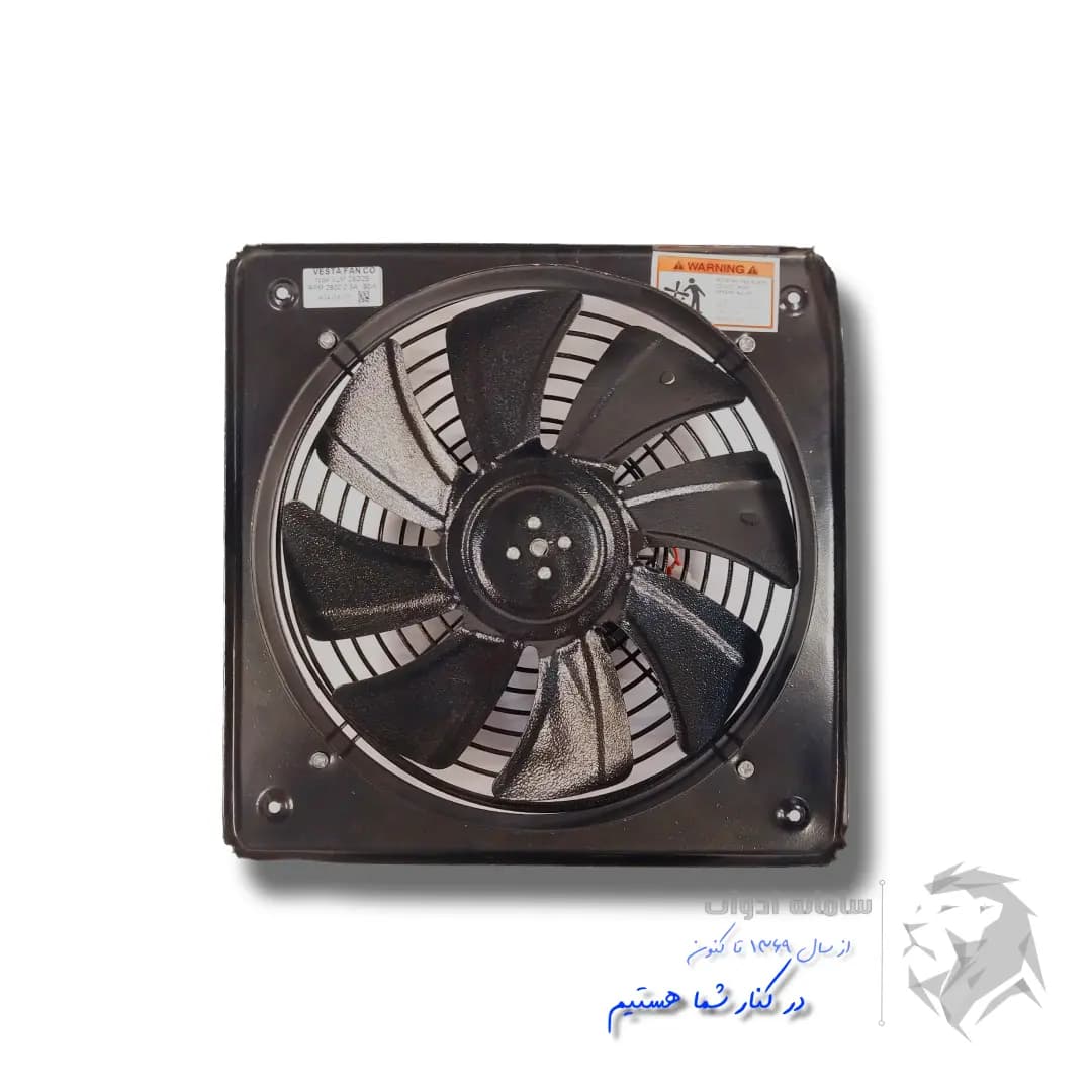 فن دمنده صنعتی 8 پر هواکش 30 در 30 وستا مدل 2800 دور (فیلم معرفی)
