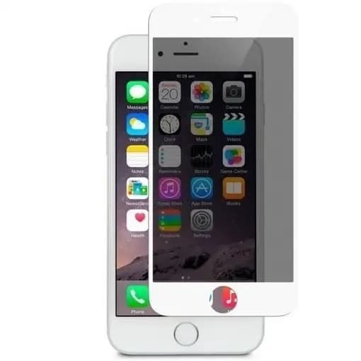 گلس Privacy آیفون iPhone 6 Plus/6s Plus سفید — تصویر ۲