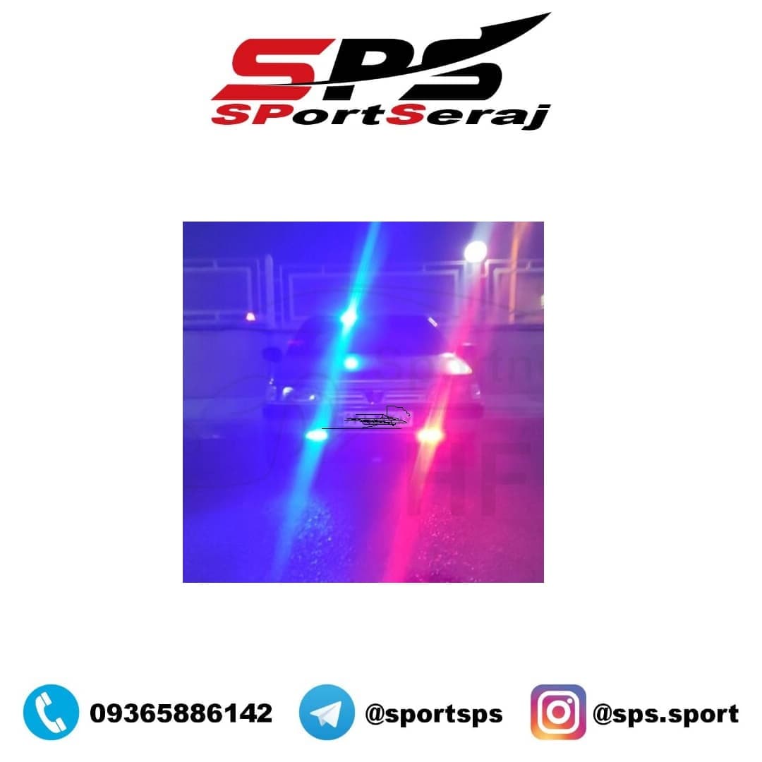 چراغ پلیسی خودرو اس ام دی مدل سه لنزه بسته دو عددی — تصویر ۵