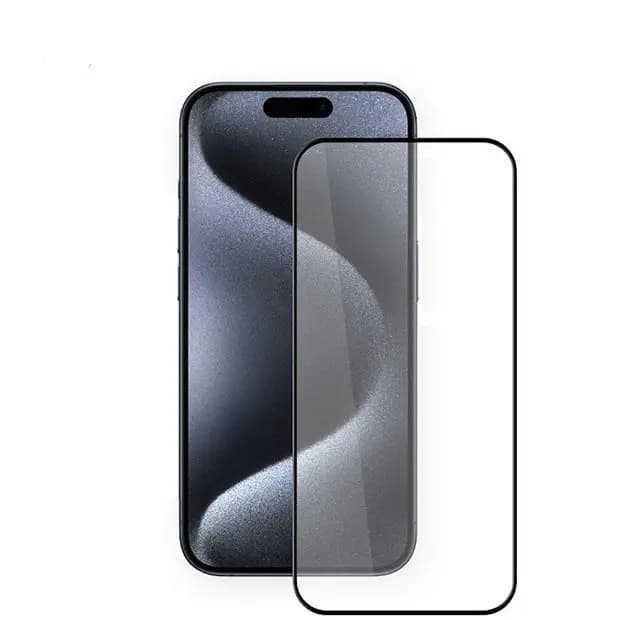 گلس تمام صفحه ایربگ دار آیفون iPhone 15 Plus — تصویر ۲